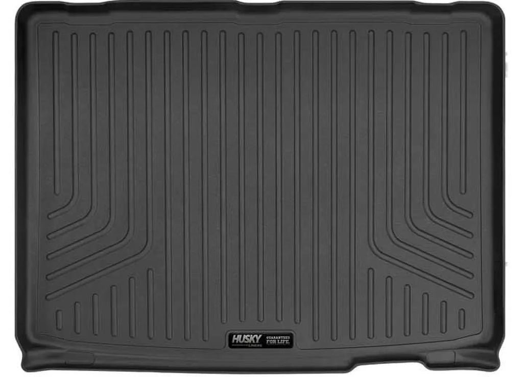 Husky by RealTruck Weatherbeater Series Cargo Liner behind 3rd Row Black matching with 21 Chevrolet Suburban/GMC Yukon XL appropriate with select: 2021-2023 Cadillac Escalade