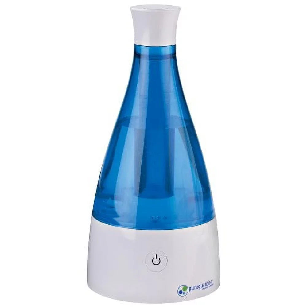 PureGuardian 2.4L Output per Day Ultrasonic Cool Mist Humidifier, Baby Room, Nursery Humidifier, Portable Humidifier, Travel Humidifier, Small Humidifier, Desk Humidifier, Pure Guardian H920BL