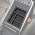 Red Hound Auto Center Console Organizer 2 Piece Stacking Set Vehicle Inserts matching with Hyundai Tucson 2016-2019 (Without Hand Brake) Black Anti-Rattle