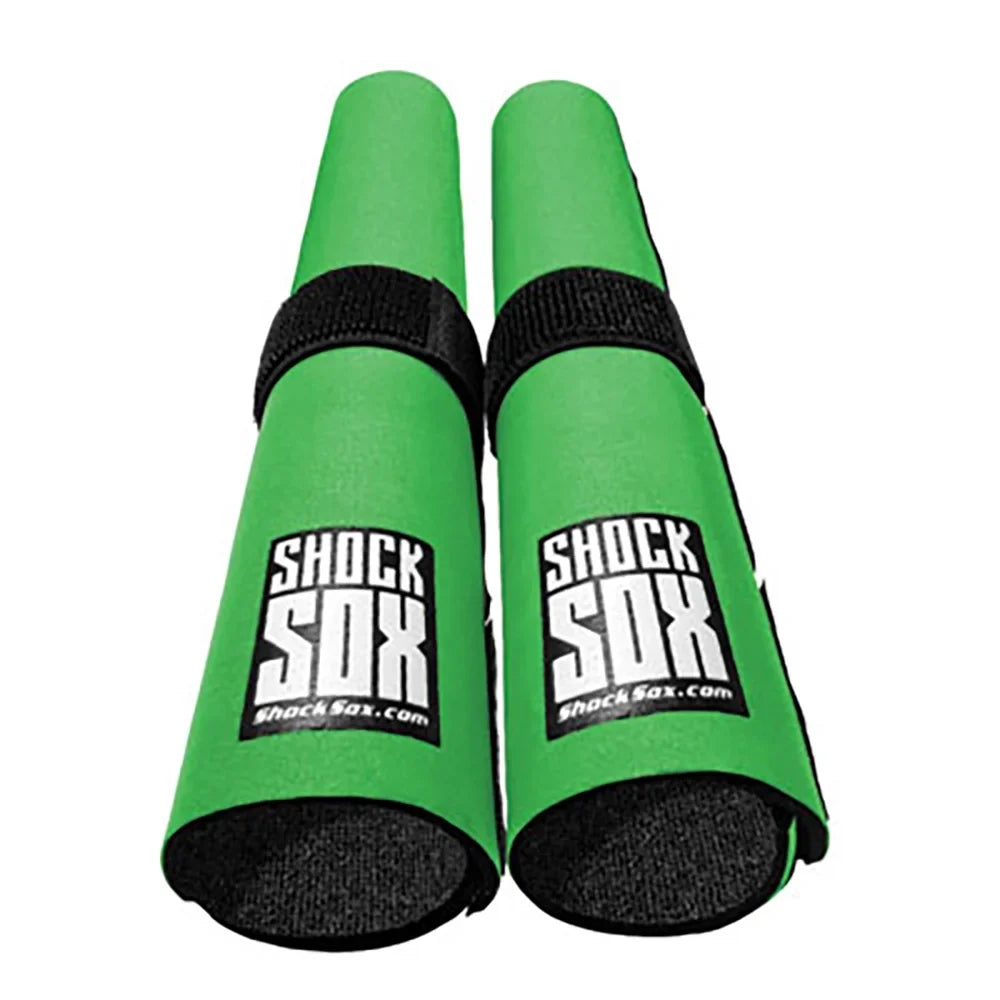 Shock Sox Fork Seal Guards 37-50mm Fork Tube 13 Green appropriate With Sherco 125 SE-R 2021