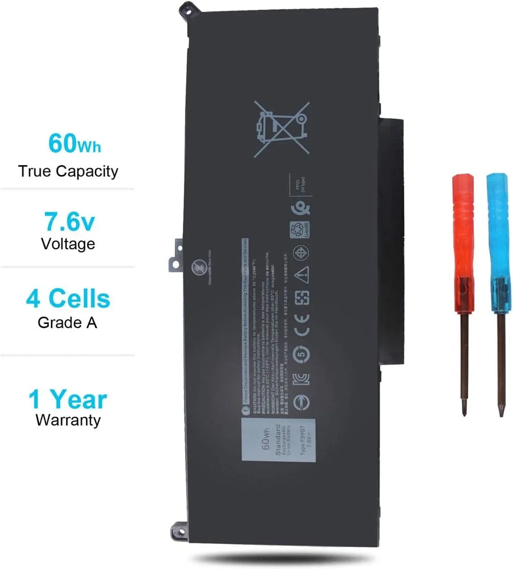 60Wh F3YGT 7480 7490 7380 7390 7280 7290 Laptop y for  Latitude 12 13 14 7000 Series DM3WC 2X39G DM6WC