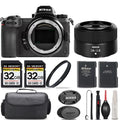 Z6 Mirrorless with 28mm f/2.8 Lens + 64GB Storage + UV Filter + Extra Backup Battery + Case + Cleaning Kit - International Version