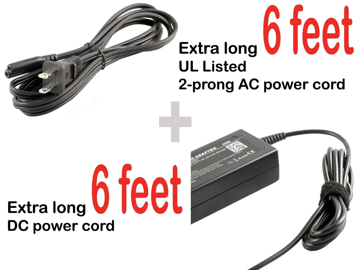 iTEKIRO 65W AC Adapter for  Inspiron 15 3555, i3555, 15 3558, i3558, 15 3565, i3565, 15 3573, i3573, 15 3593, i3593, 15 5551, i5551, 15 3580
