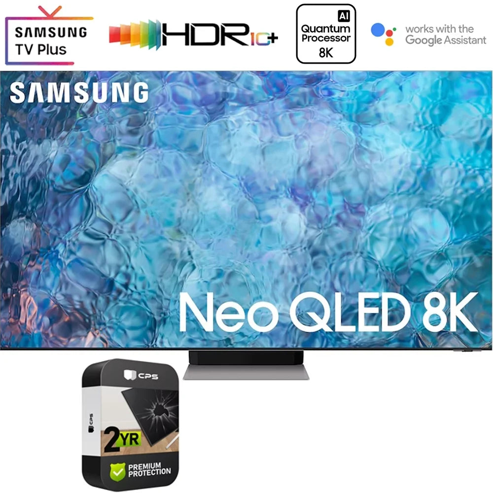 Restored  QN75QN900A 75 Inch Neo QLED 8K Smart TV (2021) Bundle with 2 Year Premium Extended Protection Plan (Refurbished)