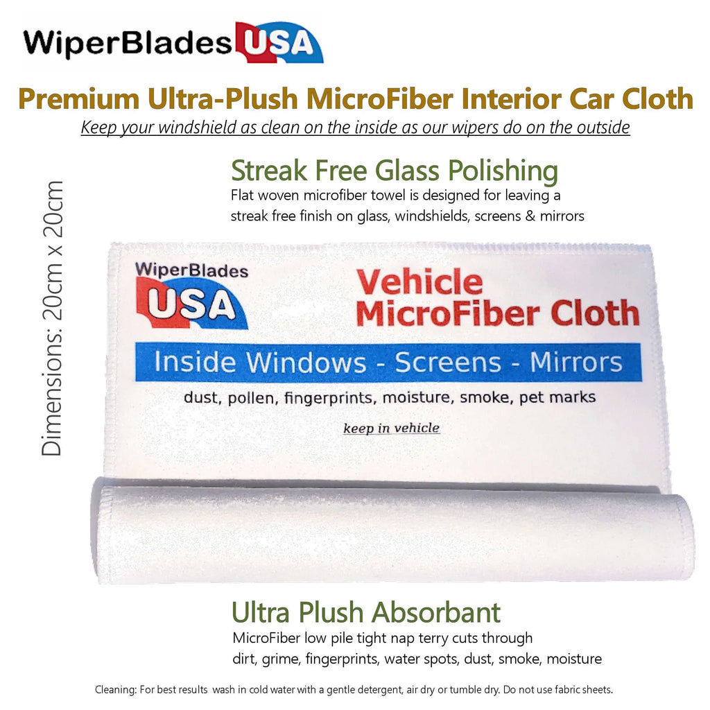 2019 Cadillac XT5 Luxury Beam Blade Wipers (Set of 3) w/Rear Wiper