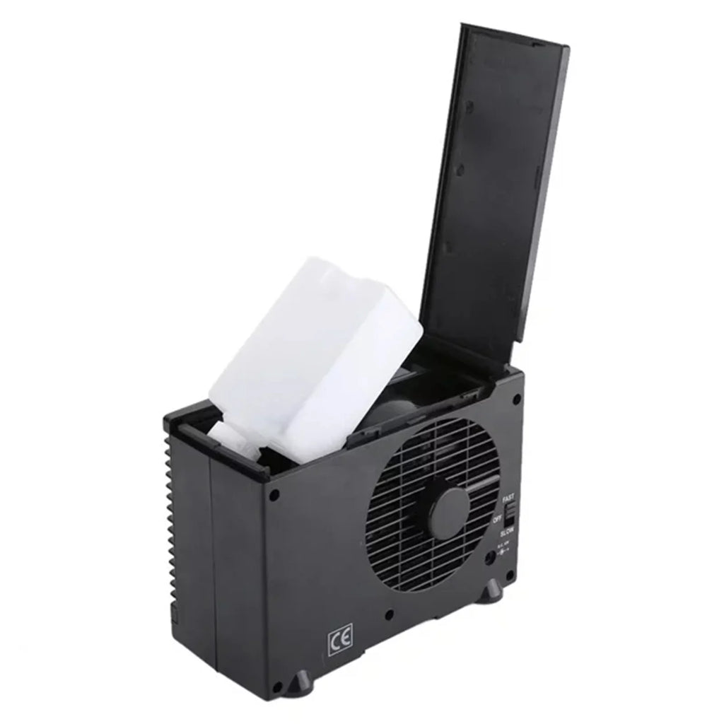 ZiSUGP Portable 12V Car Truck Home Mini Air Conditioner Evaporative liquid Cooler Fan Evaporative Air Conditioner Car Air Conditioner Car Phone Holder