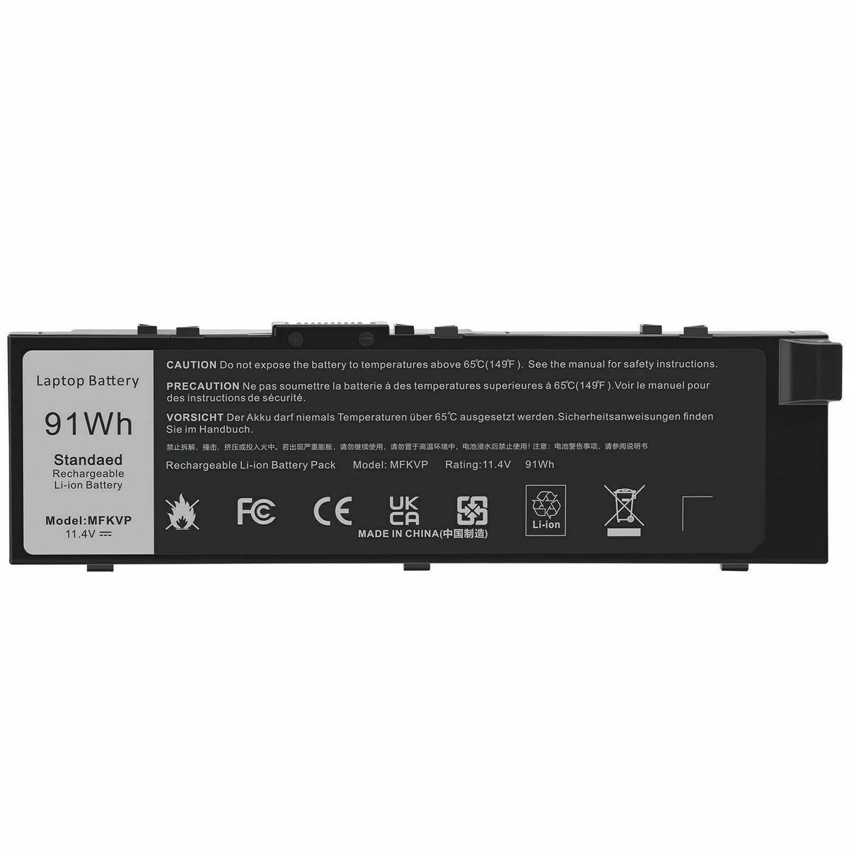 MFKVP GR5D3 Battery For  Precision 15 7510 7520 17 7710 7720 M7510 M7710 US