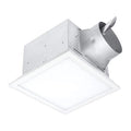 Delta Electronics  BreezSignature 80-110 CFM Exhaust Bath Fan, Dimmable Edge-Lit LED Light with Adjustable Color Temperature