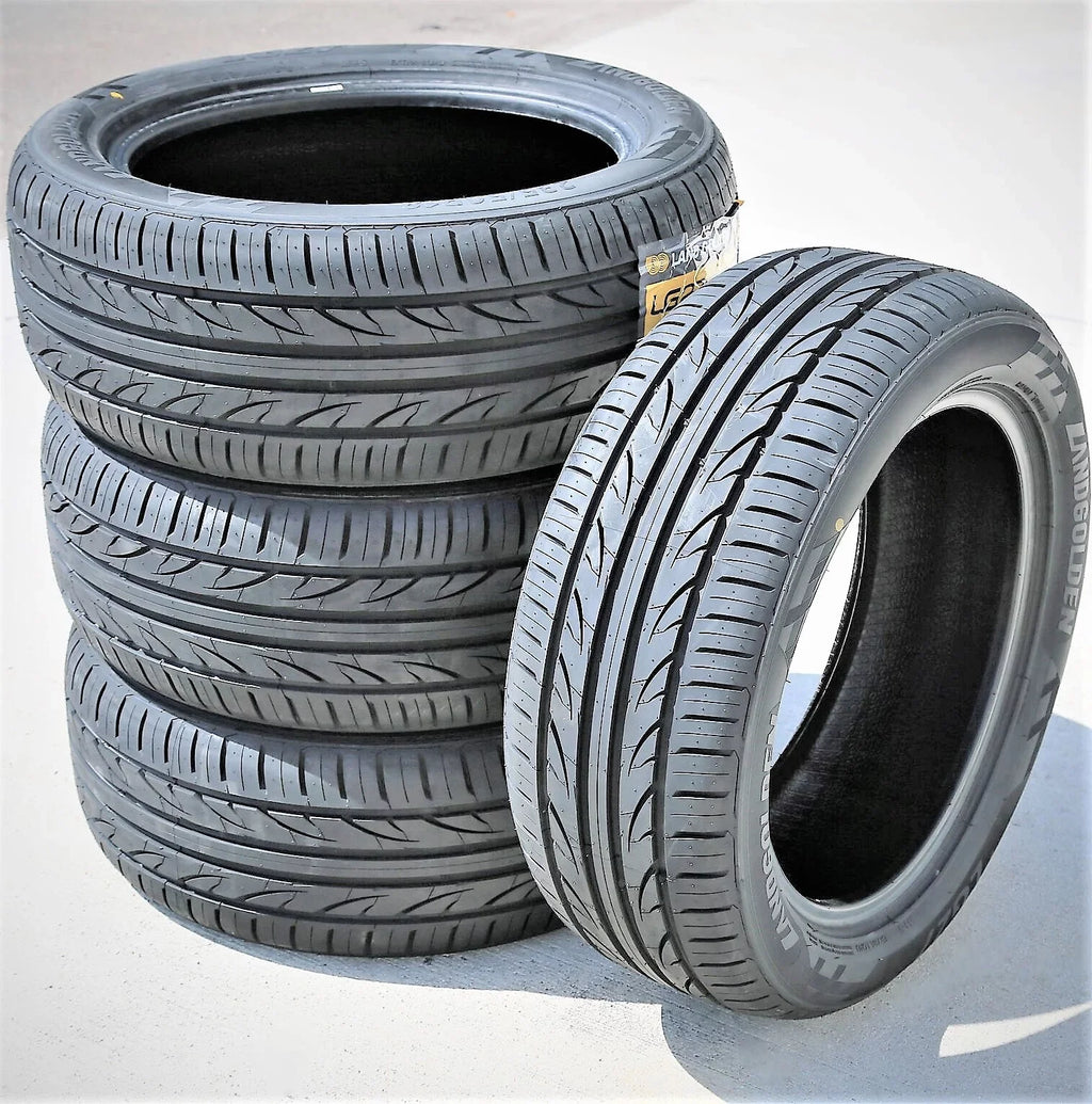 Landgolden LG27 255/40ZR19 255/40R19 100W XL A/S High Performance Tire Fits: 2014  Mustang GT, 2015  Mustang EcoBoost Premium