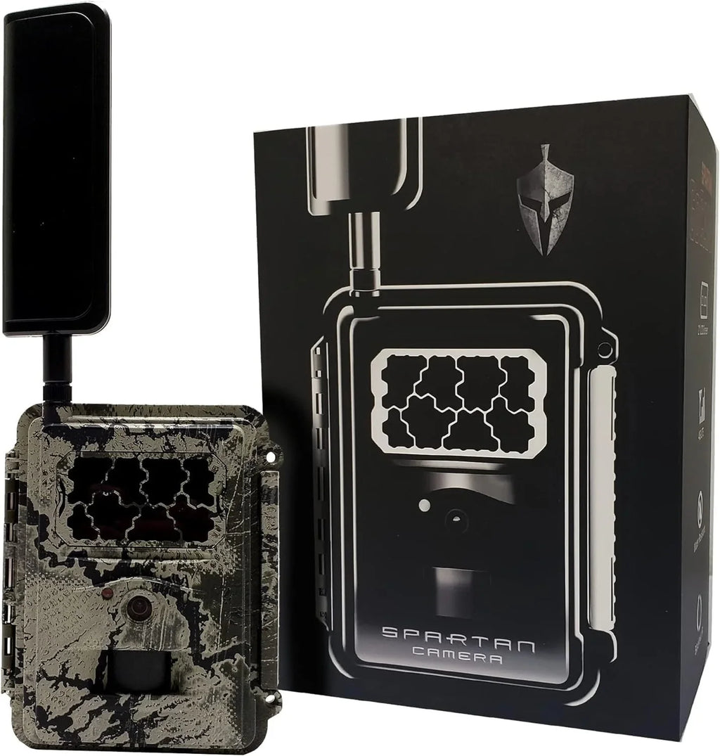 Spartan GoCam 4G LTE Wireless Camera with Batteries, SD Card, Security Case, and Spudz Microfiber Cloth Screen Cleaner VERIZON