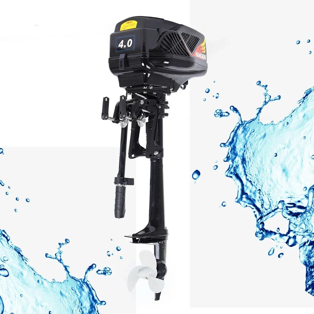Miumaeov Outboard Motor Electric vessel Engine 4HP 48V 1000W Heavy Duty Outboard Fishing vessel Motor Engine Outboard CDI Mount Electric Outboard Motor for Inflatable Boats Fishing Boats