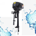 Miumaeov Outboard Motor Electric vessel Engine 4HP 48V 1000W Heavy Duty Outboard Fishing vessel Motor Engine Outboard CDI Mount Electric Outboard Motor for Inflatable Boats Fishing Boats