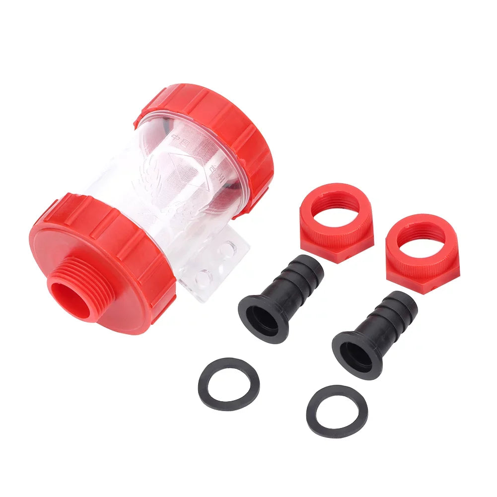 Leylor In-line Mesh Filter-Agricultural In-Line Mesh Filter High liquid Pump Transparent Filter (1?)