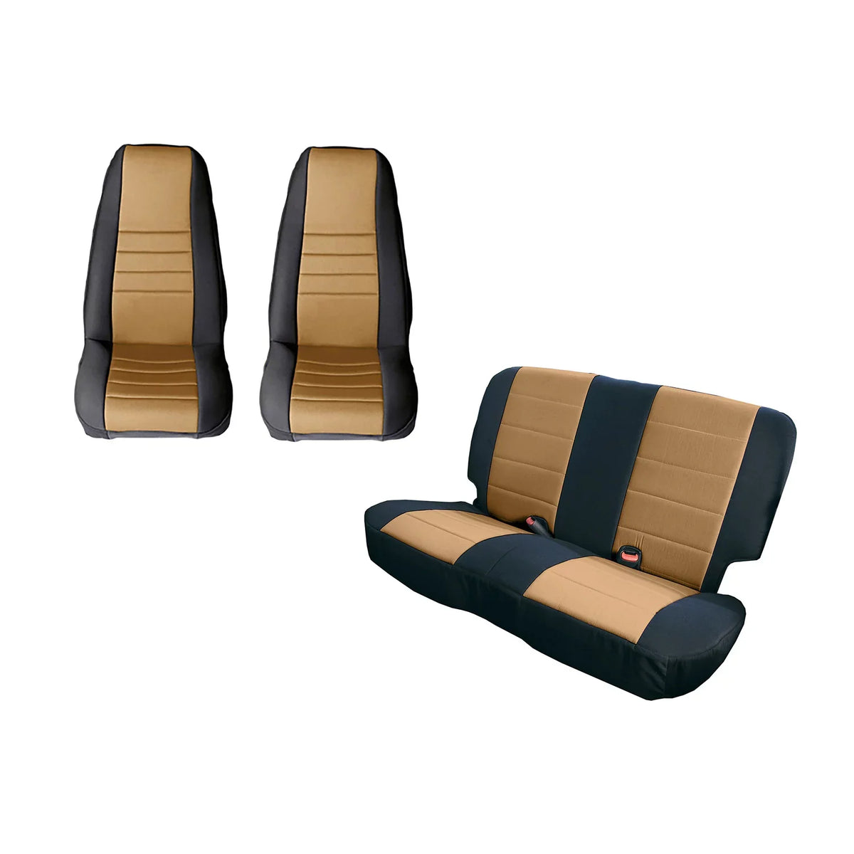 Rugged Ridge by RealTruck | 13296.01 Seat protector Kit, Black; 2011-2018 Jeep Wrangler JK, 2 Door appropriate with Select: 2011, 2015-2018 Jeep Wrangler Unlimited