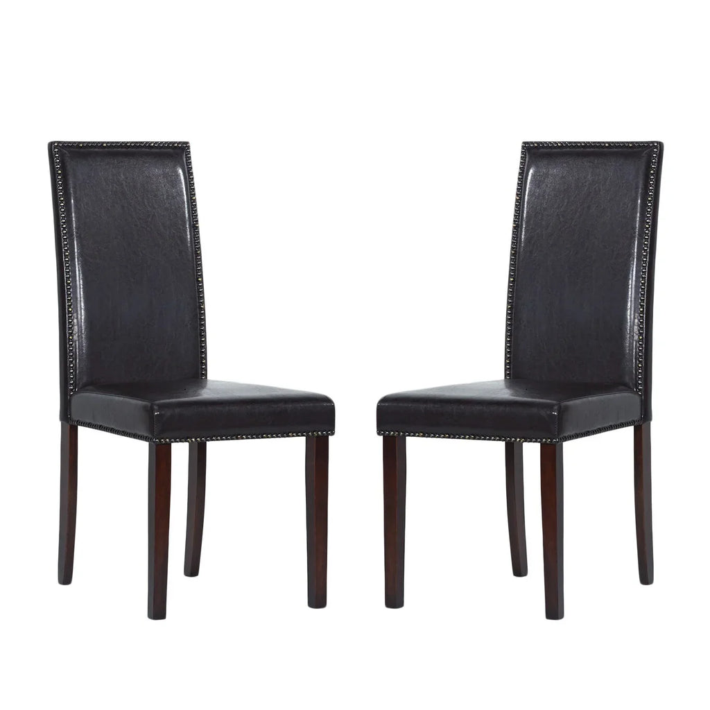 Warehouse of Tiffany  Blazing Brown Dining Chairs (Set of 2)