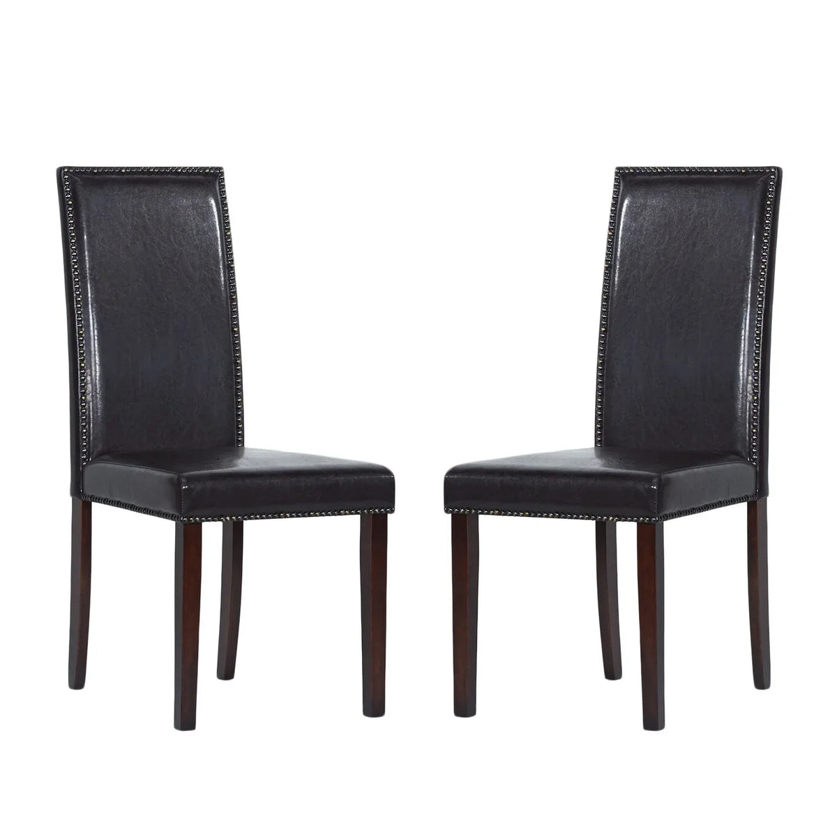 Warehouse of Tiffany  Blazing Brown Dining Chairs (Set of 2)