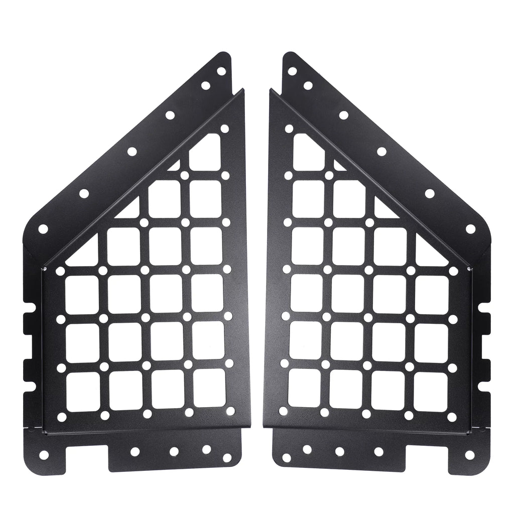 1 Pair Rear Door Storage Pockets Panels Metal Organizer Box for  Bronco 6th 4 Door 2021 2022 Accessories