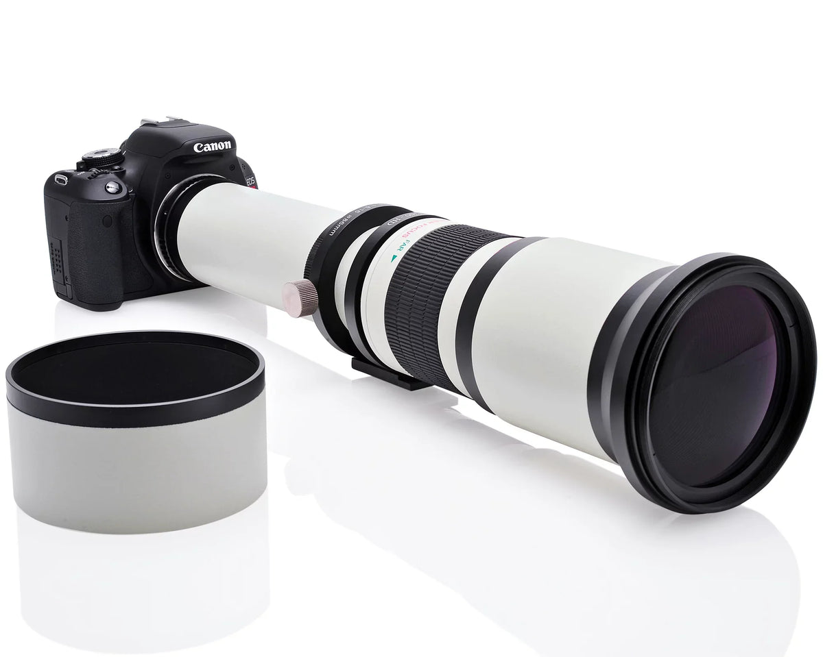 Opteka 650-1300mm High Definition Telephoto Lens for  Alpha E-Mount a9, a7r, a7s, a7, a6500, a6300, a6000, a5100, a5000, a3000, NEX-7, NEX-6, NEX-5T, NEX-5N, 5R and 3N Digital Mirrorless Cameras