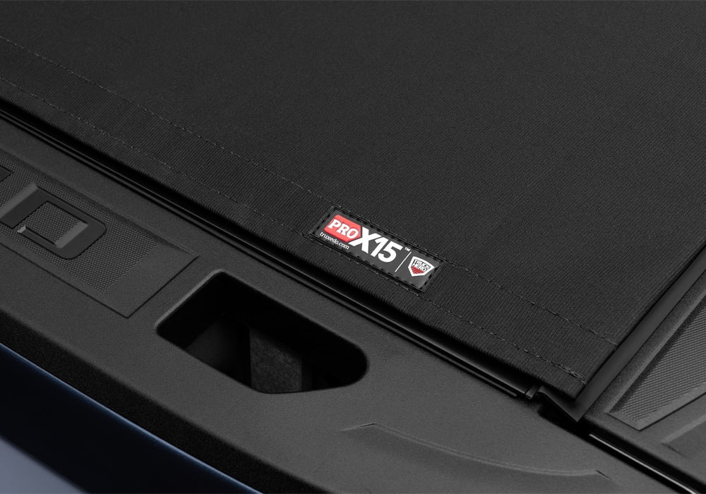 RealTruck TruXedo Pro X15 Soft Roll Up Truck Bed Tonneau shield | 1473301 | suitable with 2020-2021 Chevy/GMC Silverado/Sierra 2500/3500HD 6' 10" Bed (82.2")