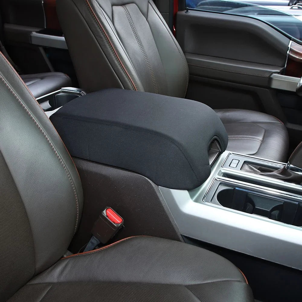 Teledu Center Console Armrest Box protector Soft Pad F150 + Black Accessories